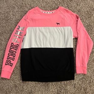 PINK VS light weight crewneck